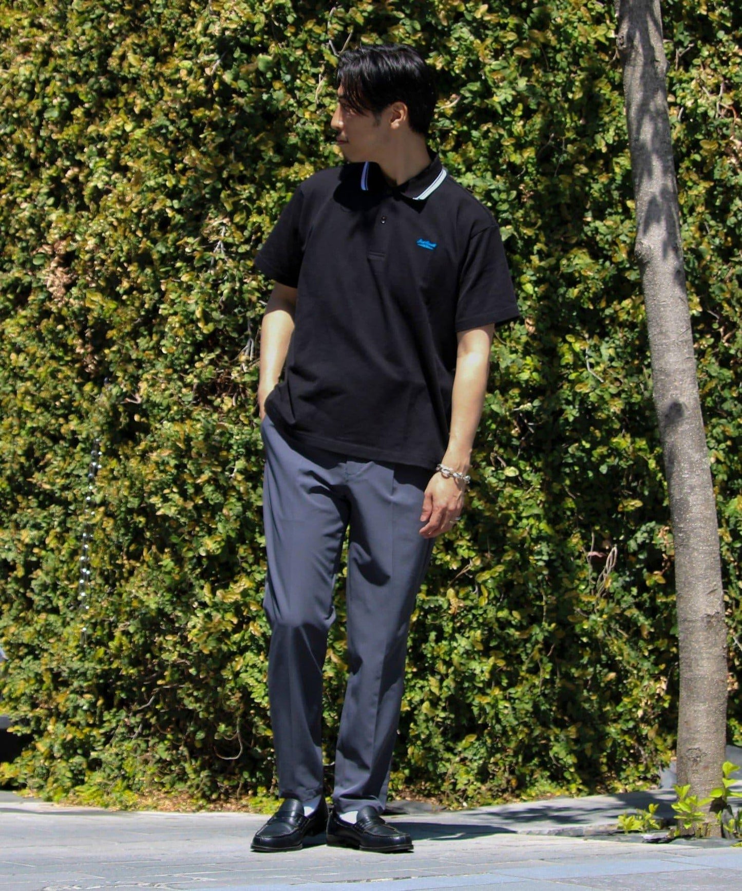【Jack Purcell】鹿紋 立領短袖襯衫 單點