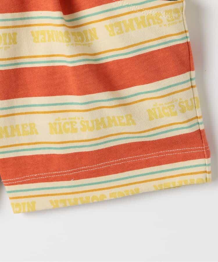 【連衣裙】夏季熱愛Logo條紋半褲