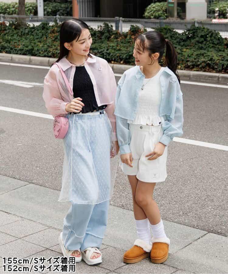 短款透視襯衫