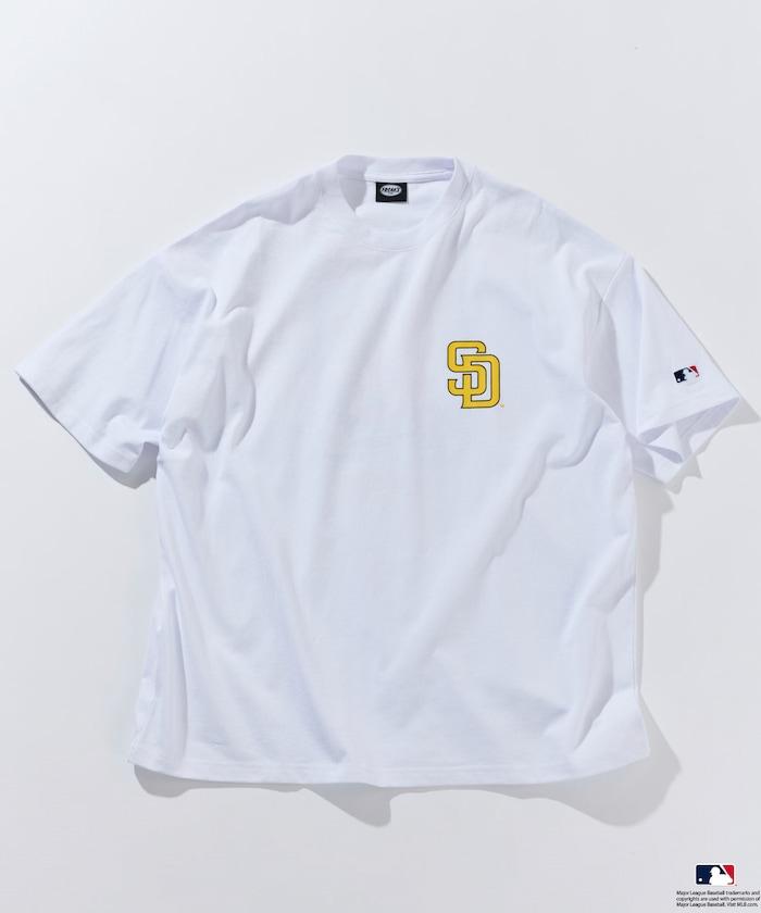 MLB/美國職業棒球 聯名 大尺寸 後背印花 圓領T恤/HANAFUDA