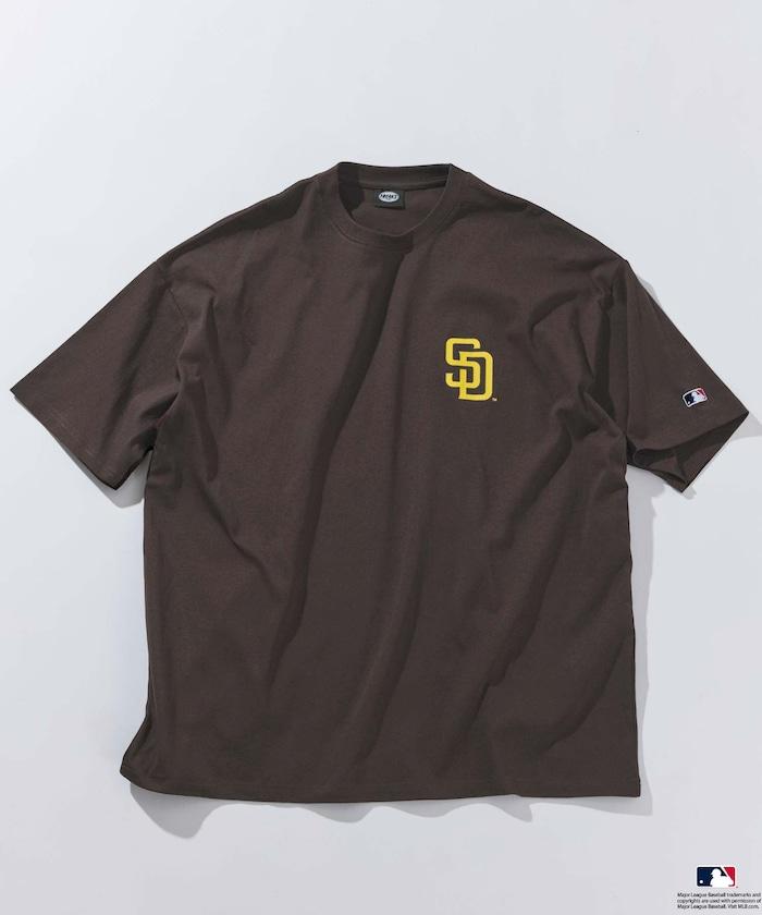 MLB/美國職業棒球 聯名 大尺寸 後背印花 圓領T恤/HANAFUDA