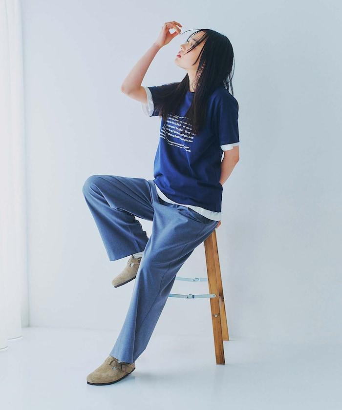 你的一點標誌 氣球剪影 寬鬆西褲