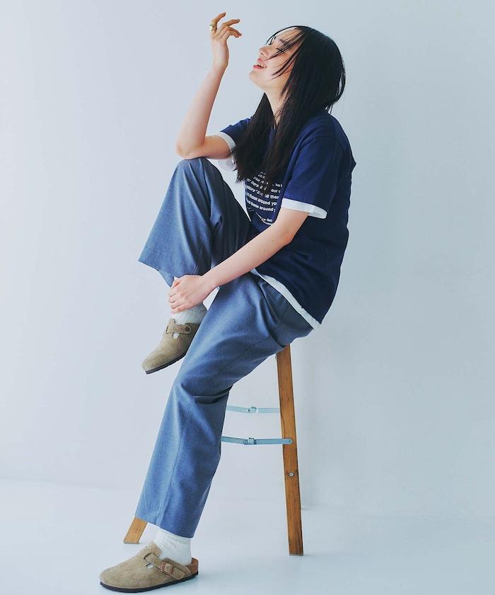 你的一點標誌 氣球剪影 寬鬆西褲