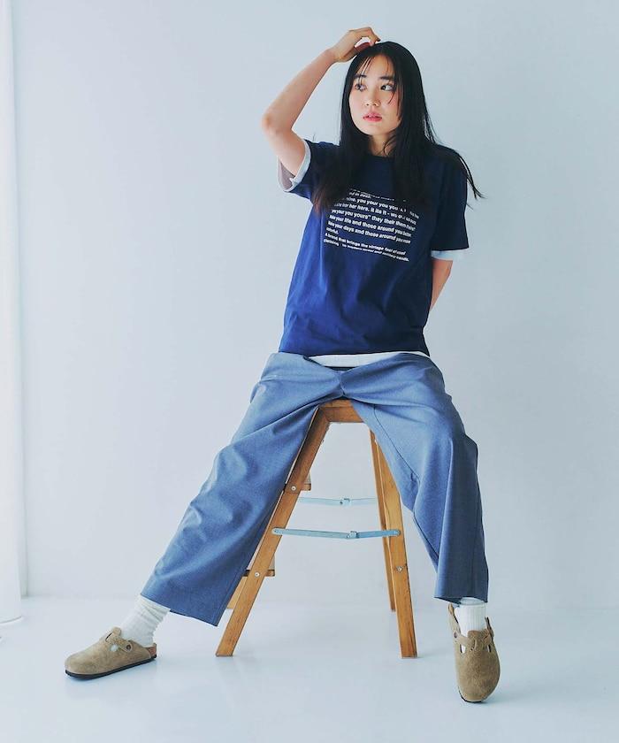 你的一點標誌 氣球剪影 寬鬆西褲