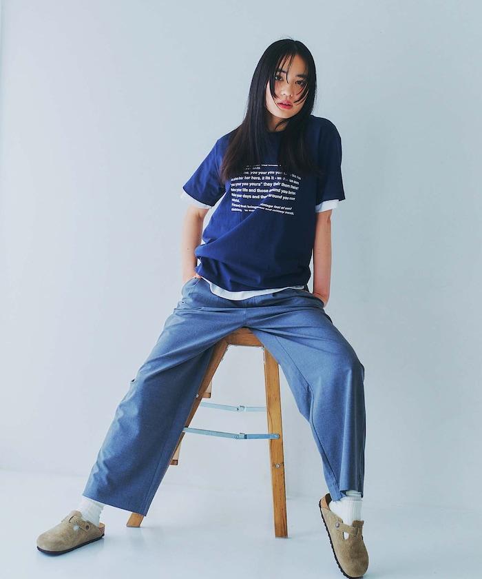 你的一點標誌 氣球剪影 寬鬆西褲