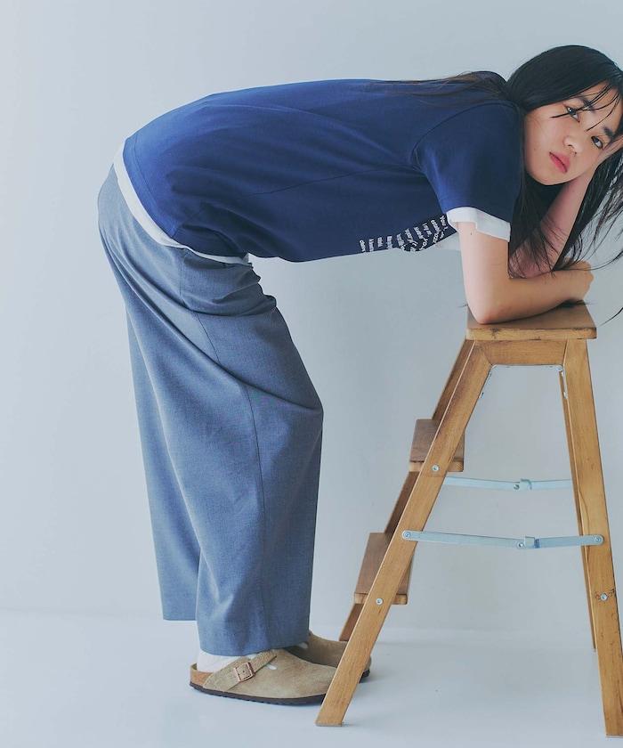 你的一點標誌 氣球剪影 寬鬆西褲