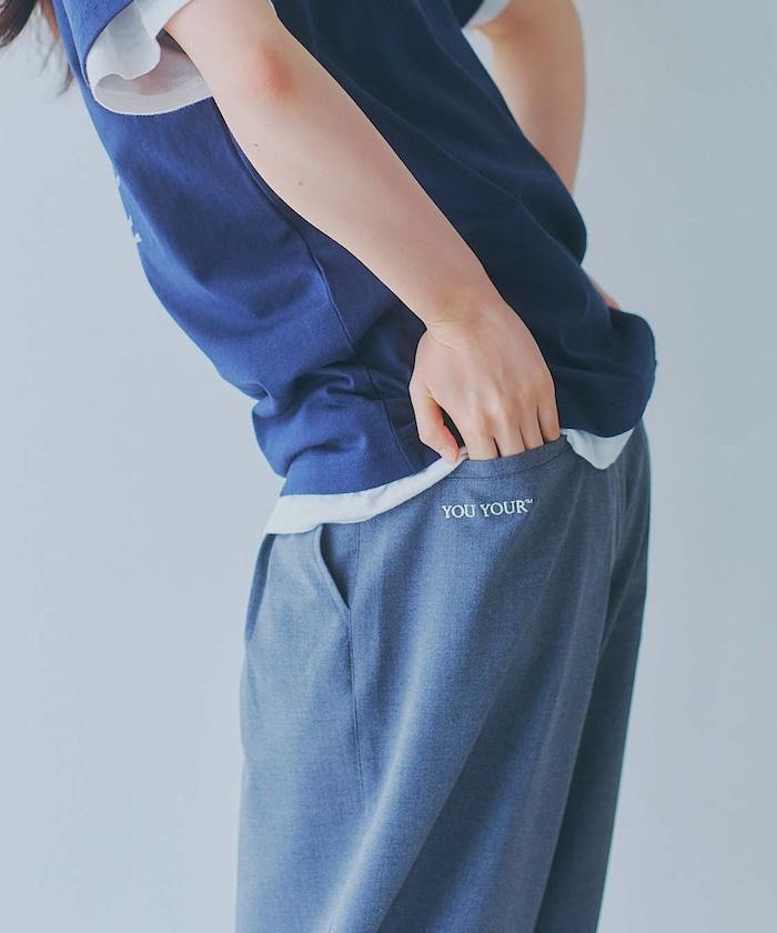 你的一點標誌 氣球剪影 寬鬆西褲