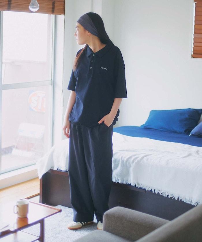 你的一點標誌 氣球剪影 寬鬆西褲