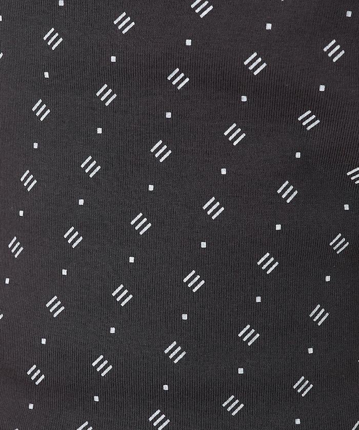 全印花針織緊身T恤