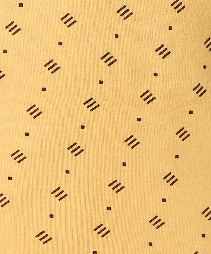 全印花針織緊身T恤