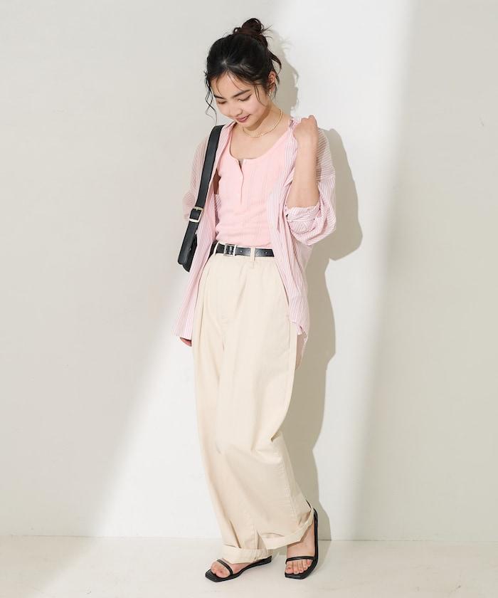 針孔針織亨利背心