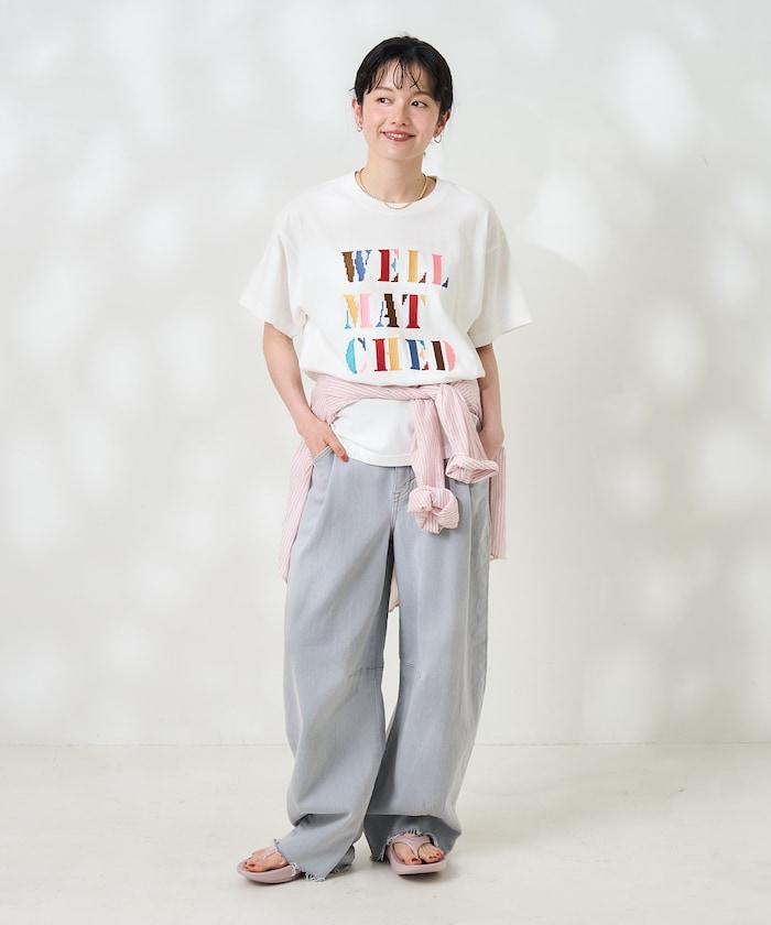 彩色刺繡T恤