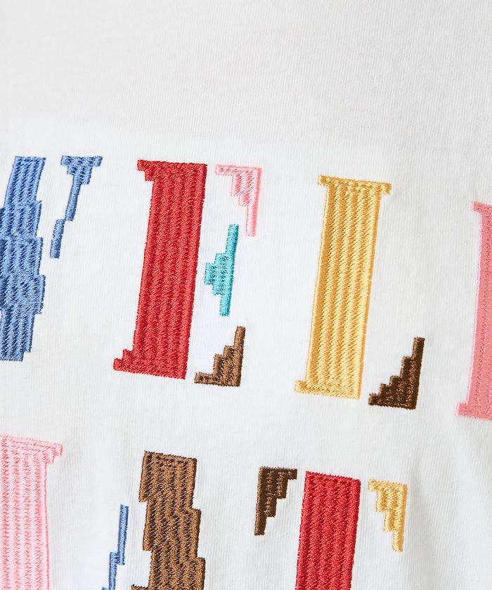 彩色刺繡T恤