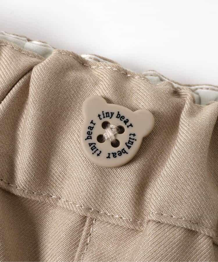 小熊刺繡褲子 5分褲
