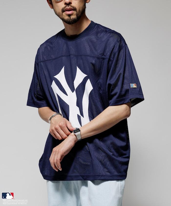 MLB Major League Baseball 網眼 半袖 圓領T恤