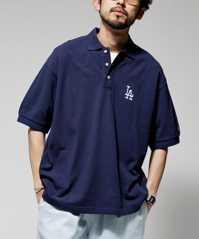 MLB Major League Baseball 單標誌 短袖 Polo衫