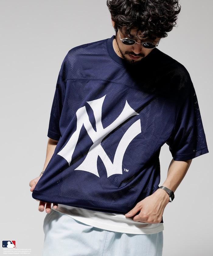 MLB Major League Baseball 網眼 半袖 圓領T恤