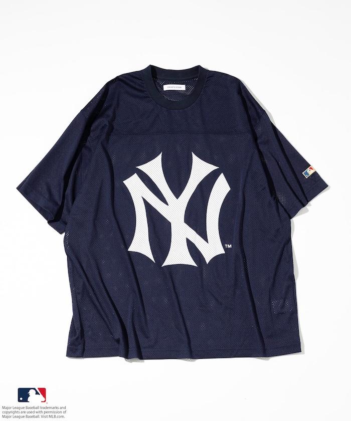 MLB Major League Baseball 網眼 半袖 圓領T恤
