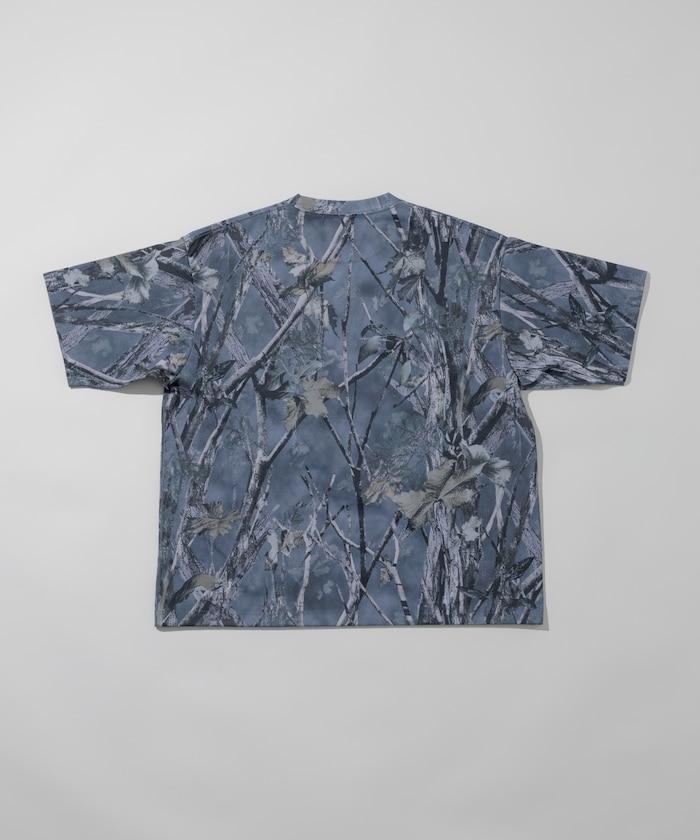 《AIR》DRY 高功能材料 7.7盎司 大尺寸 圓領口袋T恤 樹木迷彩/吸溼速幹/遮熱性UV