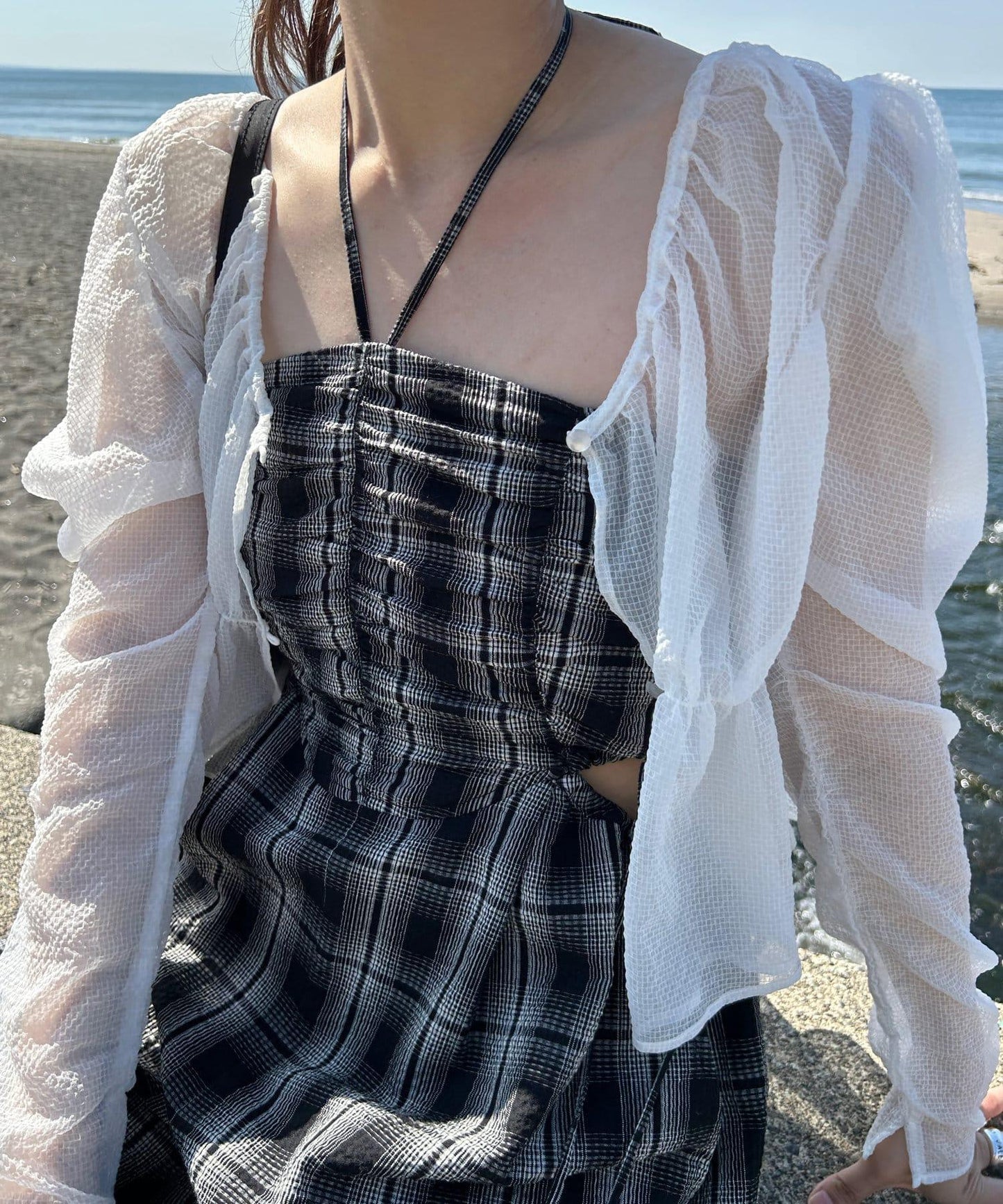 2件套露臍揹帶褲
