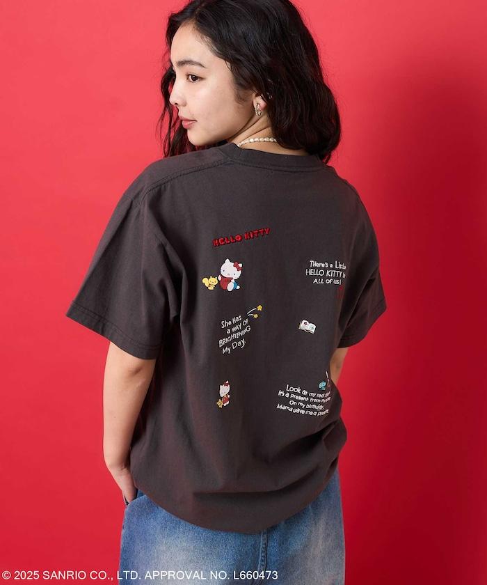 三麗鷗 '凱蒂貓' 刺繡T恤