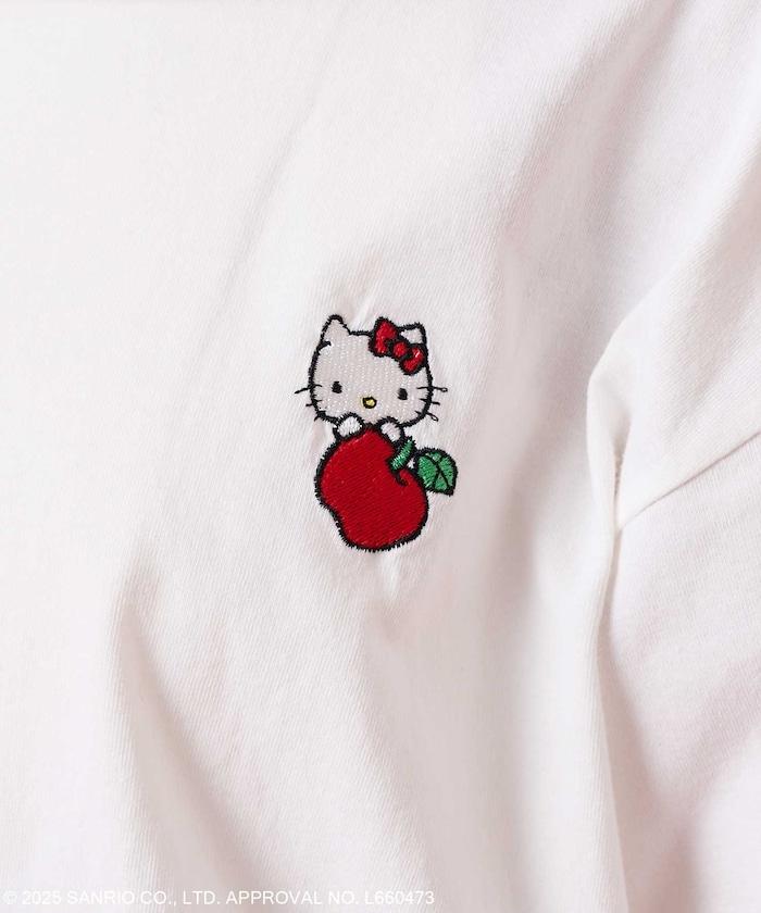三麗鷗 '凱蒂貓' 刺繡T恤