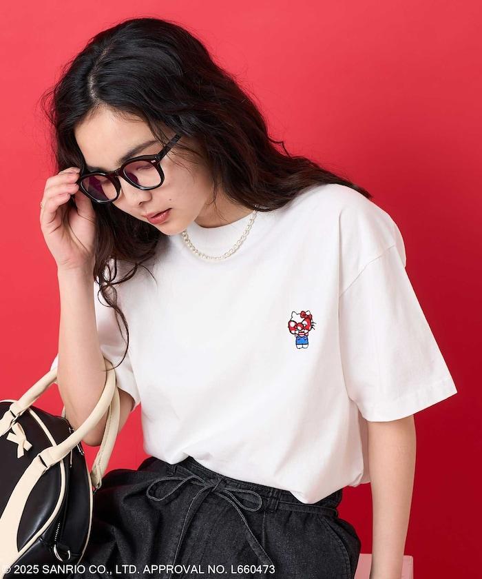 三麗鷗 'HELLO KITTY' 背面印花T恤