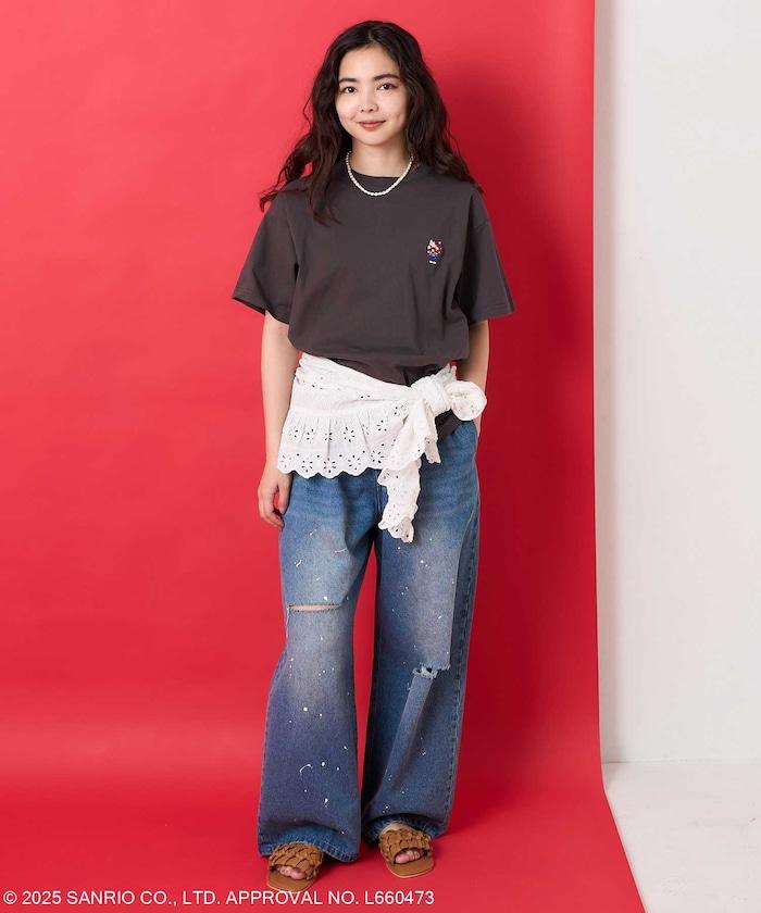 三麗鷗 'HELLO KITTY' 背面印花T恤