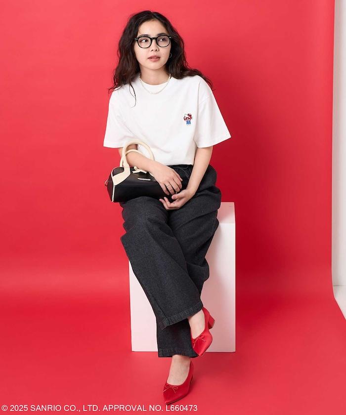 三麗鷗 'HELLO KITTY' 背面印花T恤