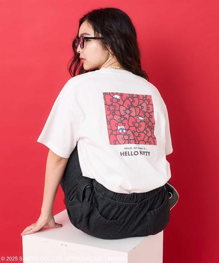 三麗鷗 'HELLO KITTY' 背面印花T恤