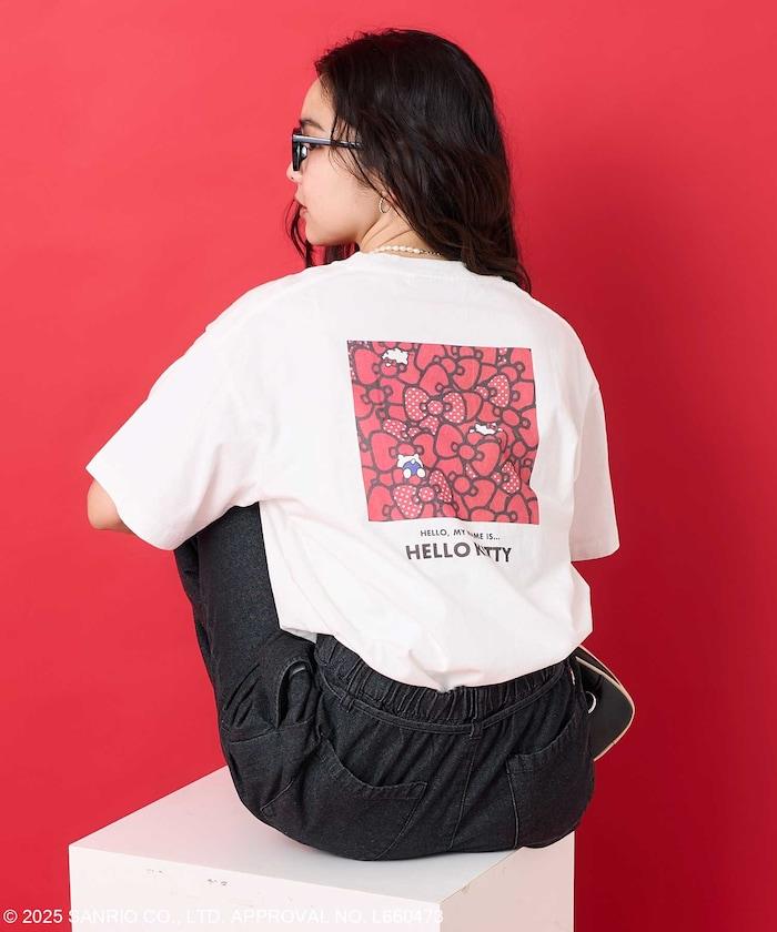 三麗鷗 'HELLO KITTY' 背面印花T恤