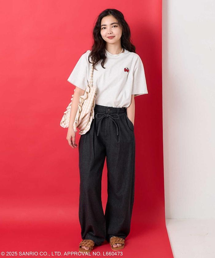 三麗鷗 'HELLO KITTY' 背面印花四格T恤