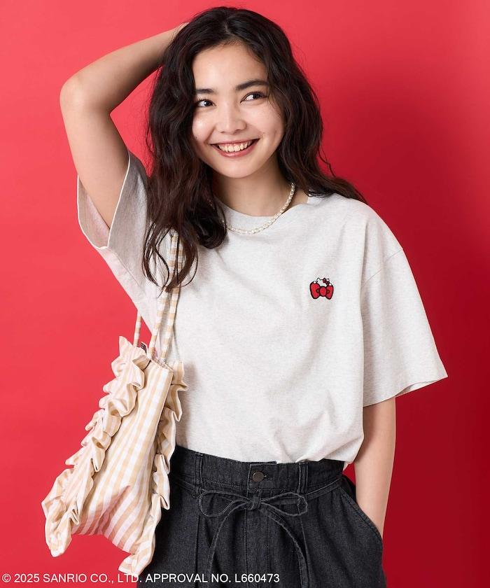 三麗鷗 'HELLO KITTY' 背面印花四格T恤