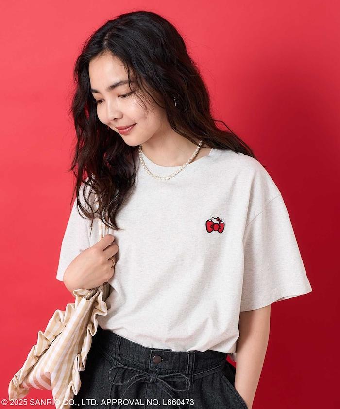 三麗鷗 'HELLO KITTY' 背面印花四格T恤