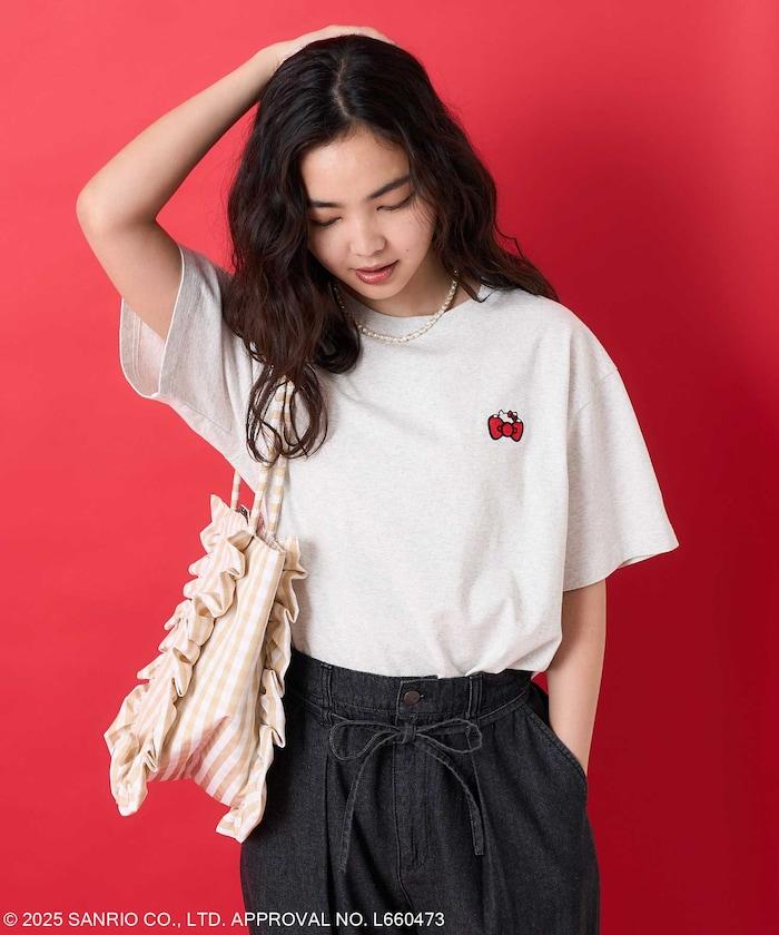 三麗鷗 'HELLO KITTY' 背面印花四格T恤