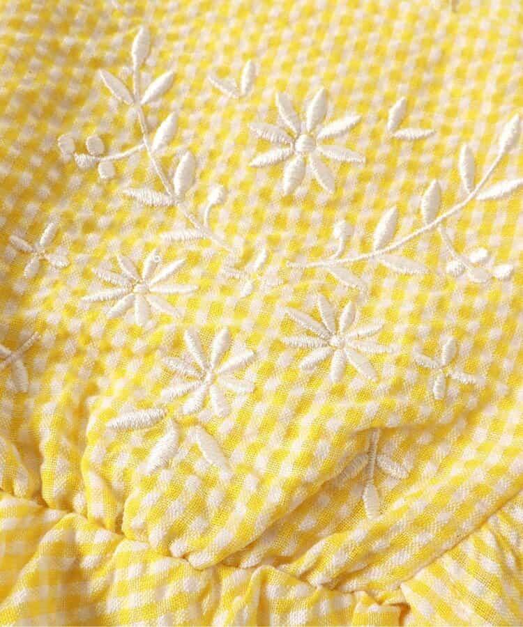 【連衣裙】紐約刺繡格子連體褲