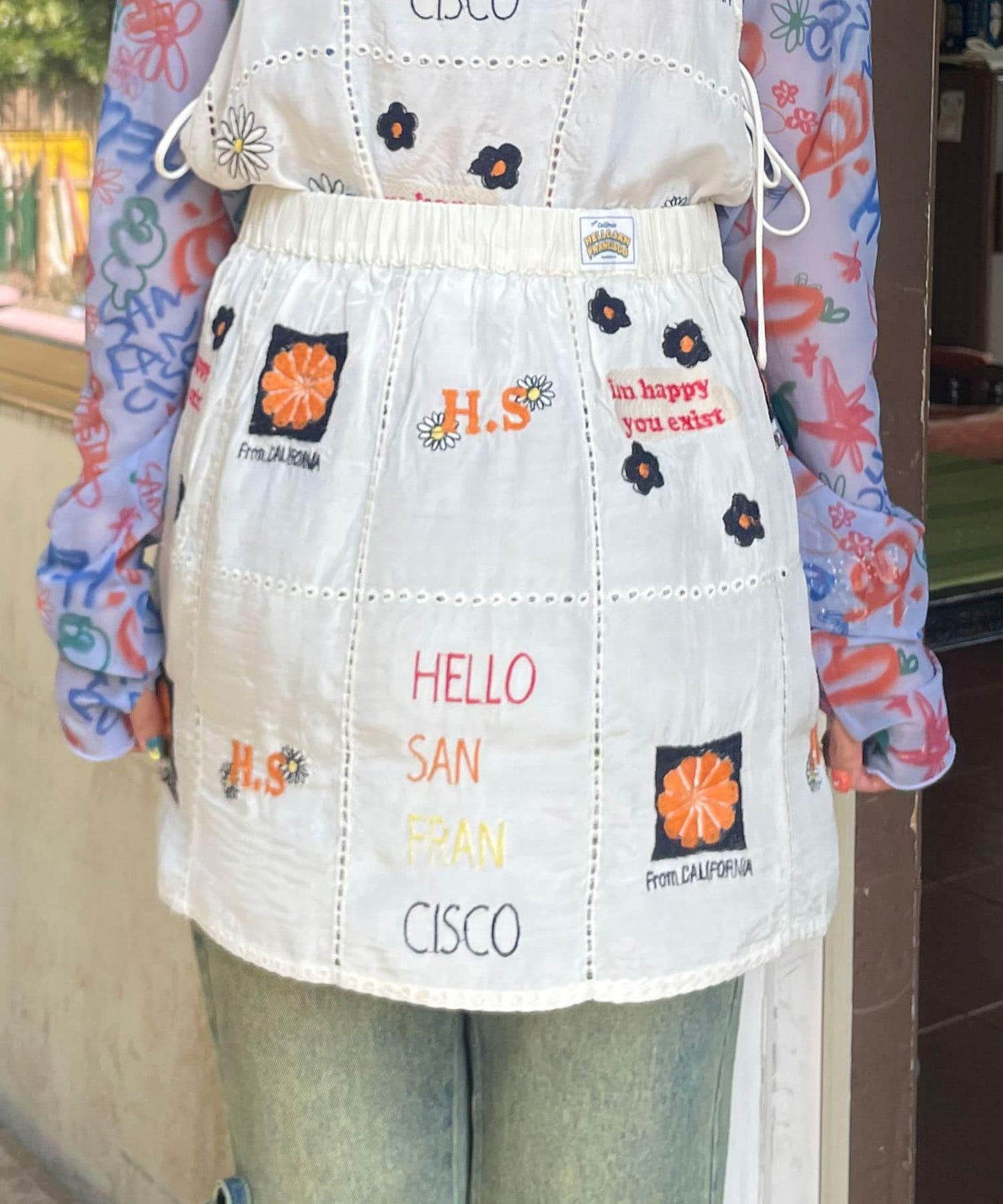 5/1(星期四)10:00開始【HELLO.SANFRANCISCO/你好,舊金山】印度原刺繡卷邊裙