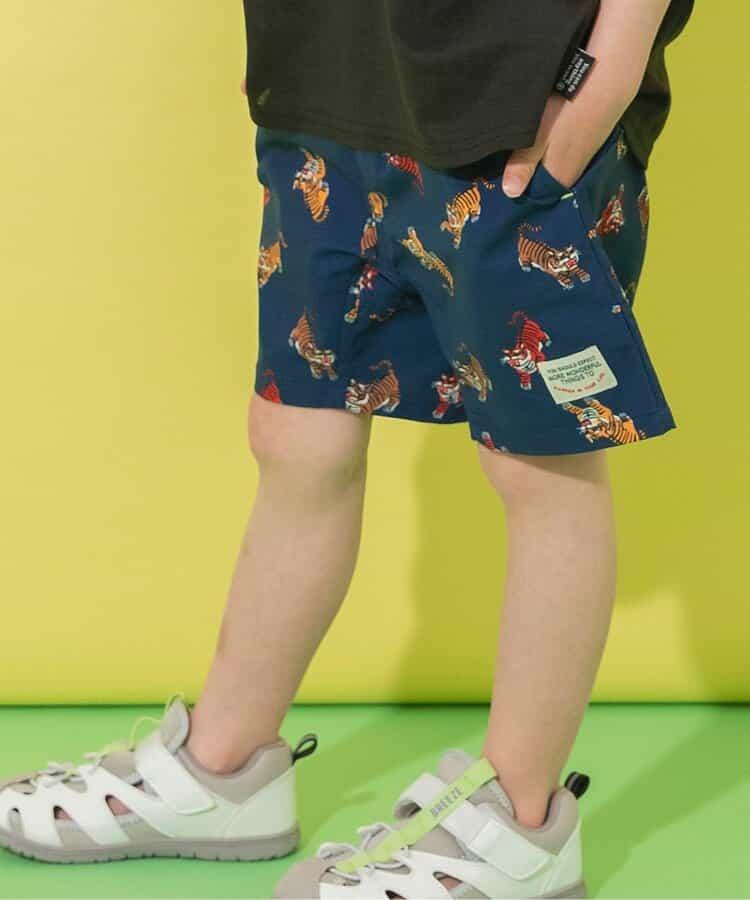 水陸兩用全印花運動褲 4分褲