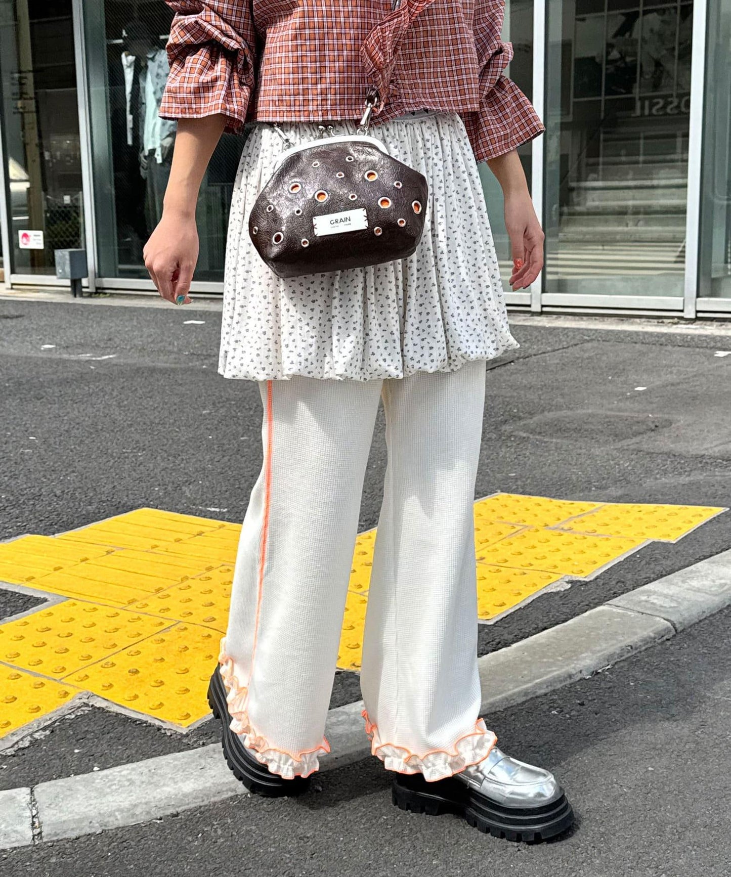 5/1(星期四)10:00開始【HELLO.SANFRANCISCO/你好,舊金山】華夫餅擺裙褲