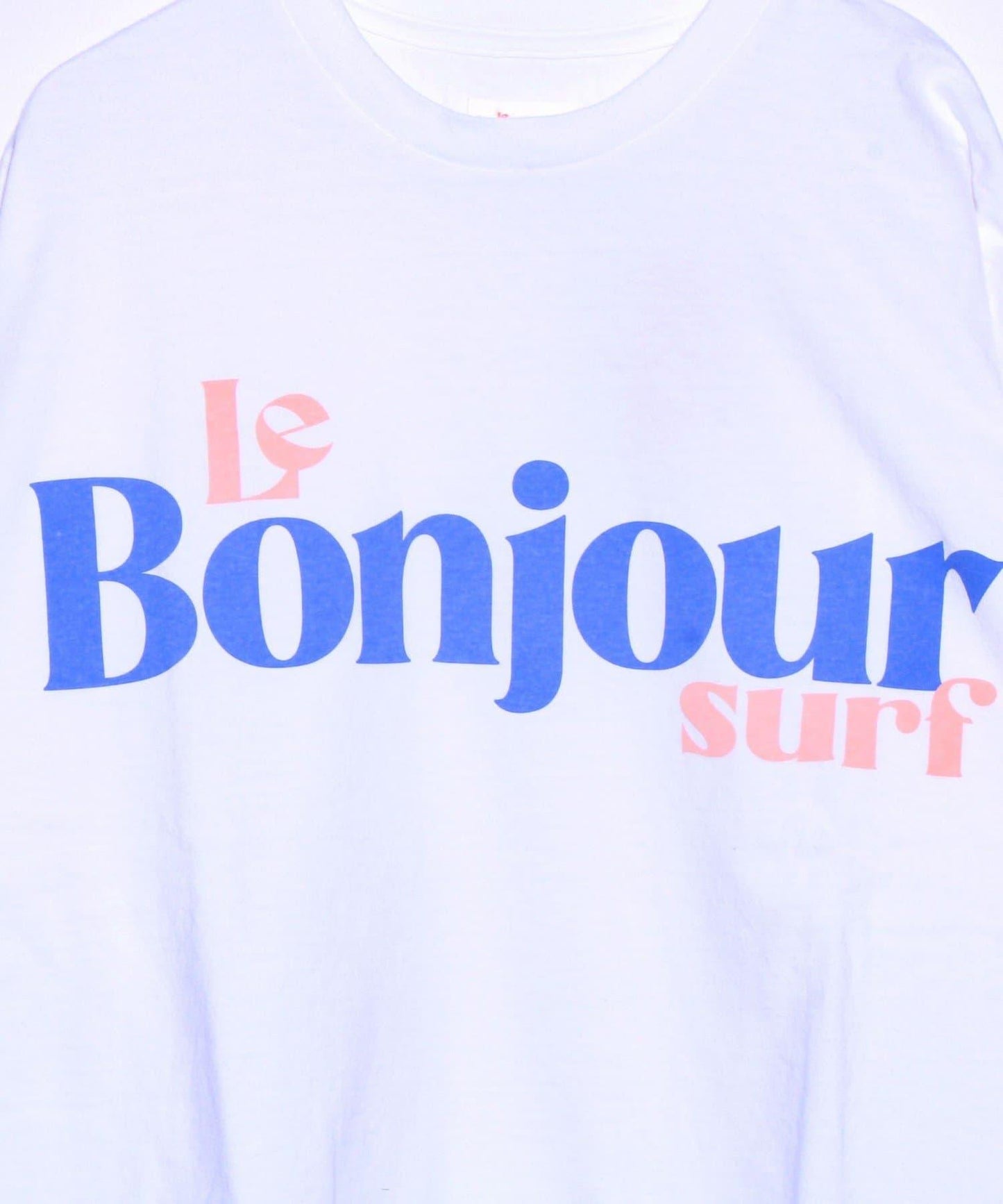 【Le Bonjour surf/波日問候衝浪】logo印花T恤