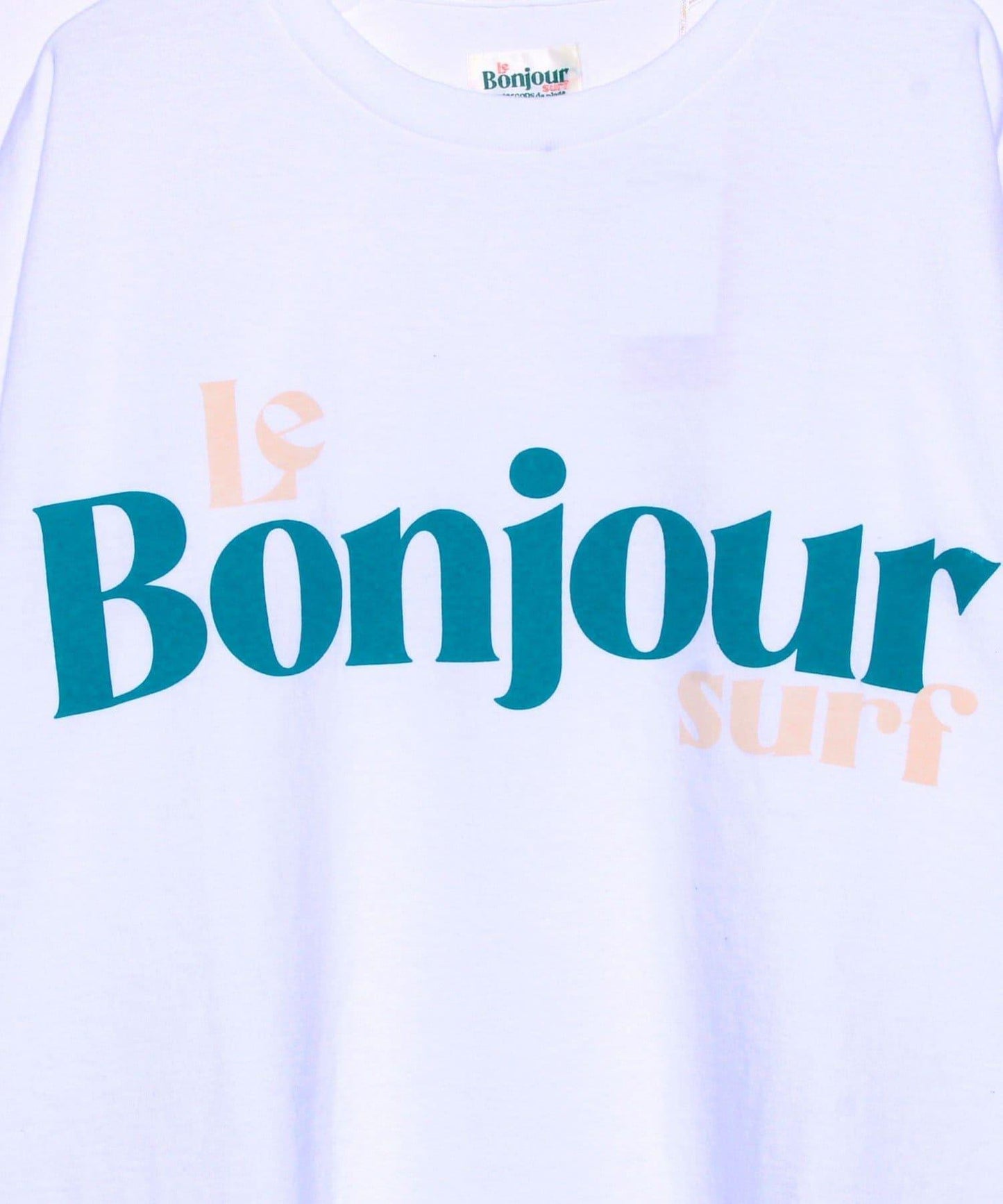 【Le Bonjour surf/波日問候衝浪】logo印花T恤