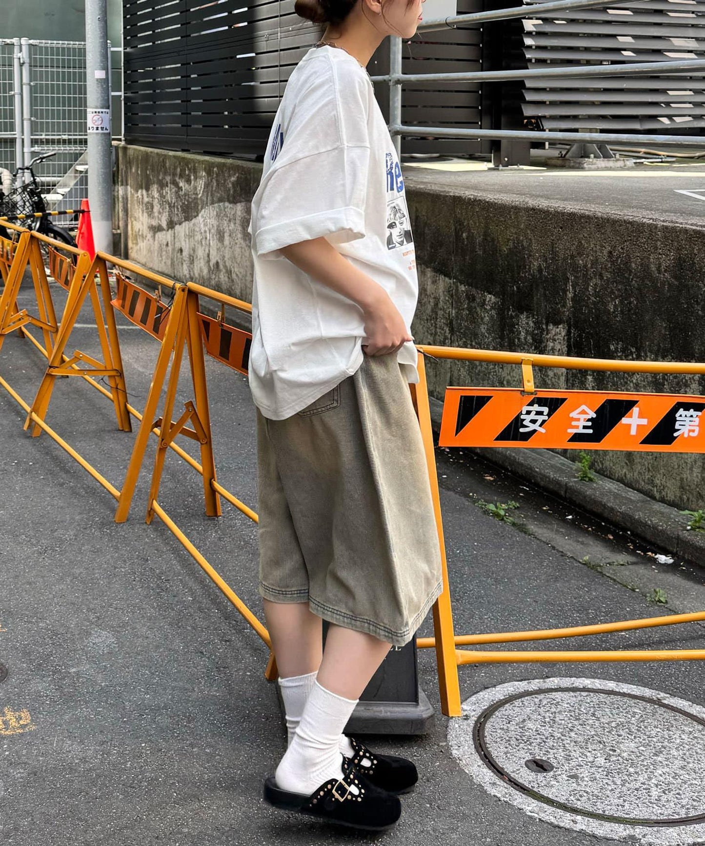 顏料條紋T恤