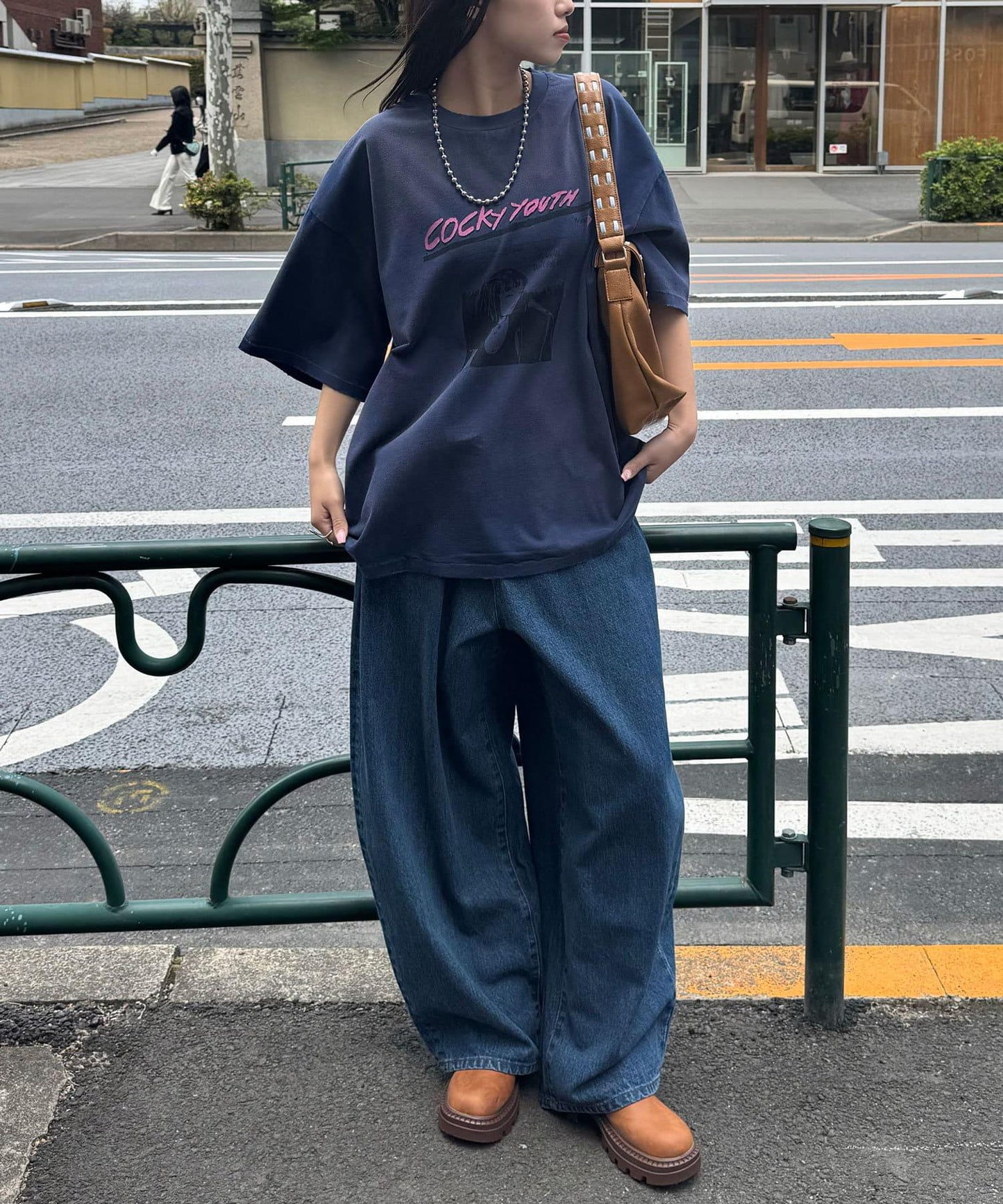 【複製標籤 / 複製品牌】混合復古褪色T恤