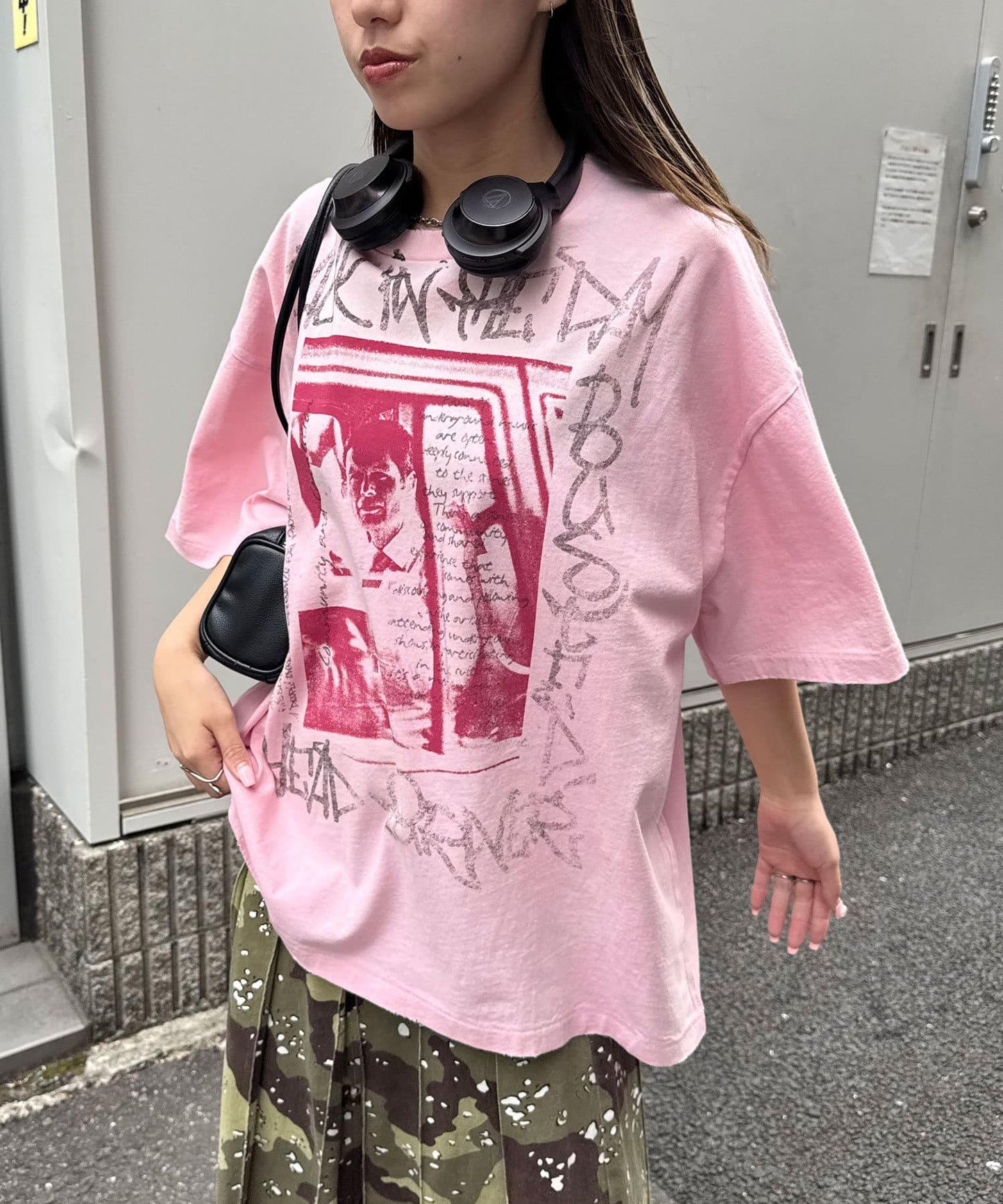【複製標籤 / 複製品牌】混合復古褪色T恤