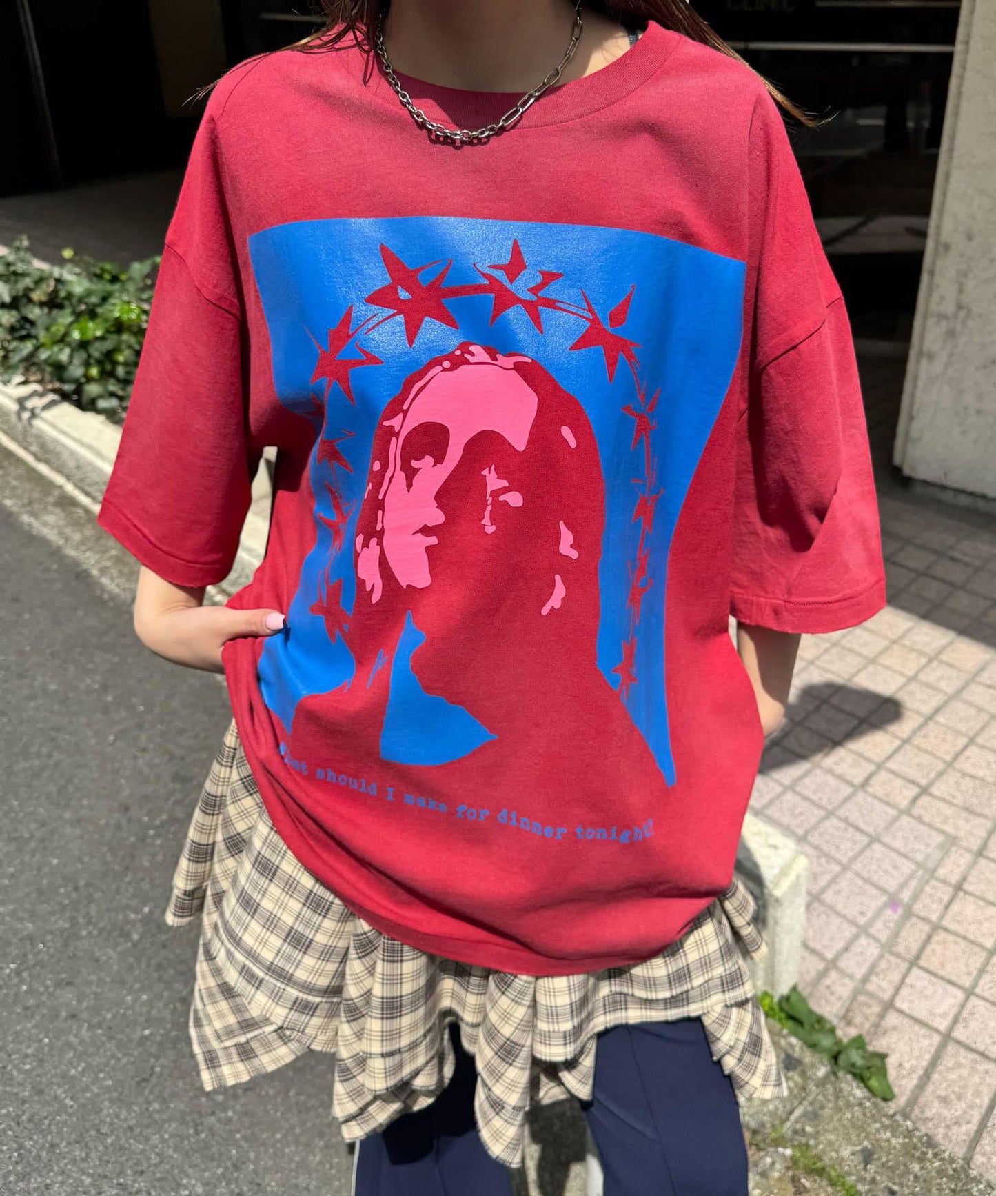 【複製標籤 / 複製品牌】混合復古褪色T恤