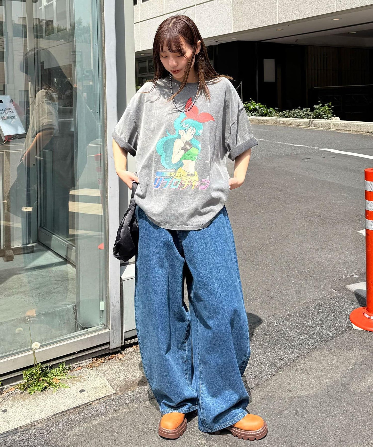 【複製標籤 / 複製品牌】混合復古褪色T恤
