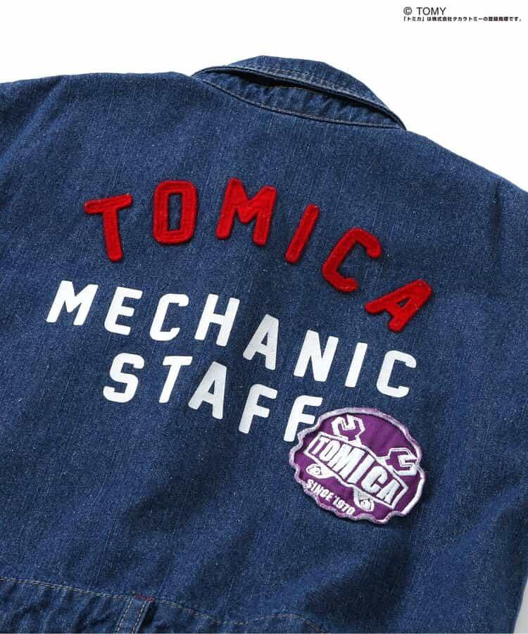 TOMICA×BREEZE 牛仔揹帶褲