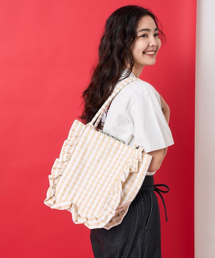 聯名 格子紋 托特包