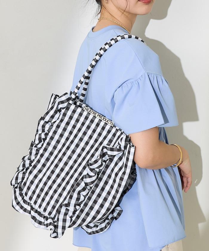 聯名 格子紋 托特包