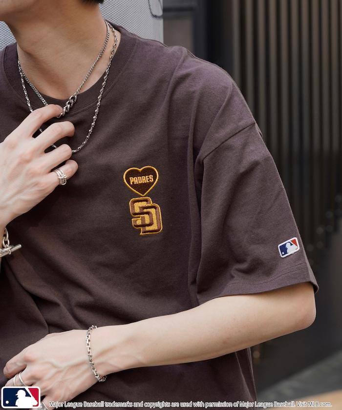 聯名 MLB 心形標誌刺繡T恤